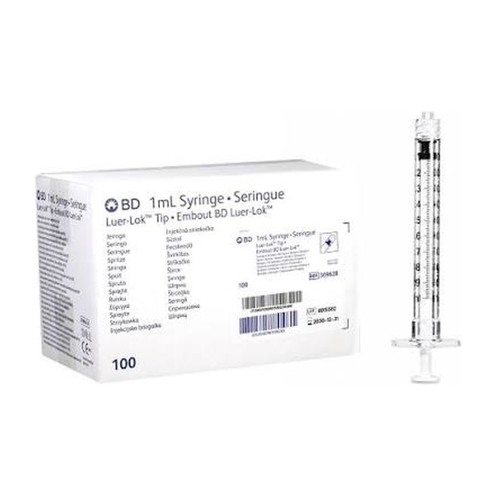 BD luer lock 1 ml